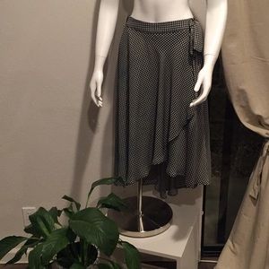 Elle Gingham print Hi/Lo Skirt
